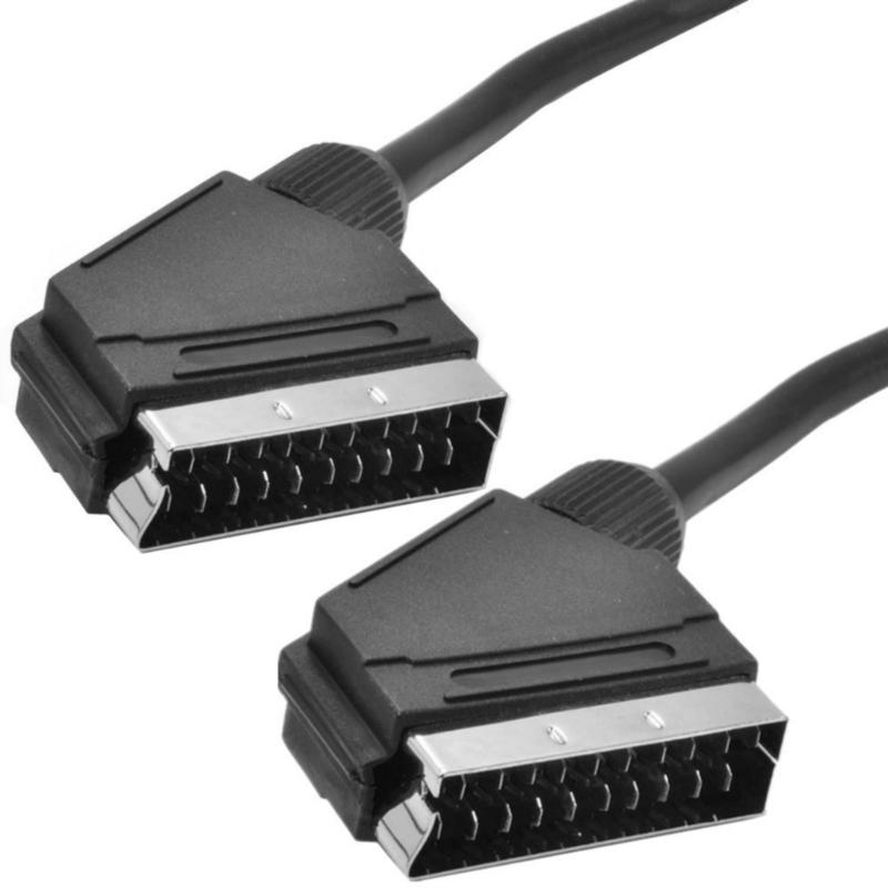 SCART Штекер на SCART Штекер 21-контактный Кабель для передачи данных Кабель Scart Шнур Scart Для видеоконвертеров Аксессуары для игровых консолей