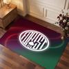 Nottingham Forest Football Print Crystal Velvet Rug, Comfortable Water Absorbent Non Slip Indoor Floor Carpet