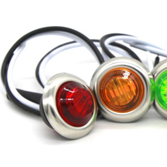 Кормовой фонарь, простой в установке, высокая яркость, водонепроницаемый светодиодный боковой габаритный фонарь 12 В для прицепа