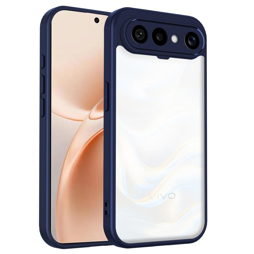 Для Vivo X300 FE Чехол для телефона Vivo X300 FE Чехол-бампер Vivo X300 FE Силиконовый бампер с воздушной подушкой Прозрачная матовая задняя крышка Жесткая