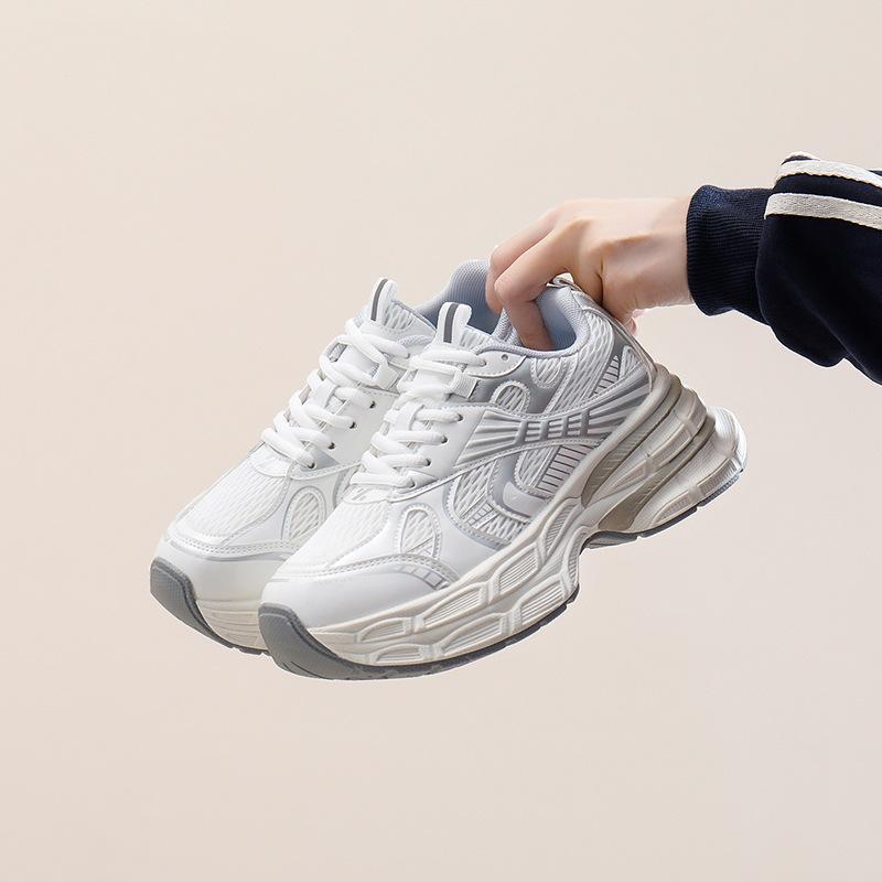 ins Korean version mesh low-top dad shoes girl 2025 autumn new breathable student sports heightened leisure A230