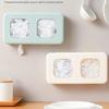 Multifunctional Cling Film Storage Case Accessory for Home Use Accommodates Various Sizes Stylish Designs Decoration