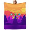 Stardew Valley Junimos Throw Blanket Outdoor Soft Blanket for Picnic Beach Camping