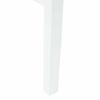 Dining Room Chairs 2 pcs White 43 x 54 x 89 cm Solid Rubberwood