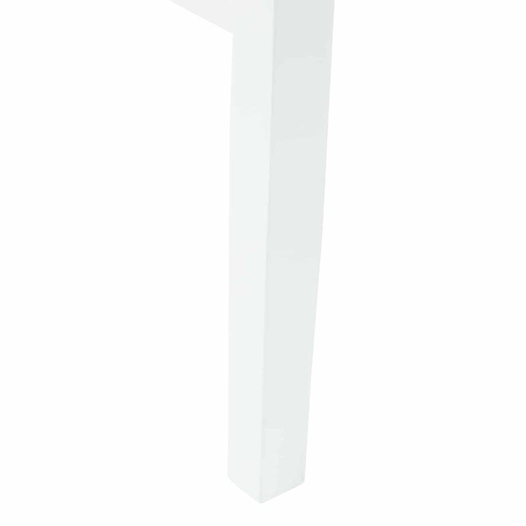 Dining Room Chairs 2 pcs White 43 x 54 x 89 cm Solid Rubberwood