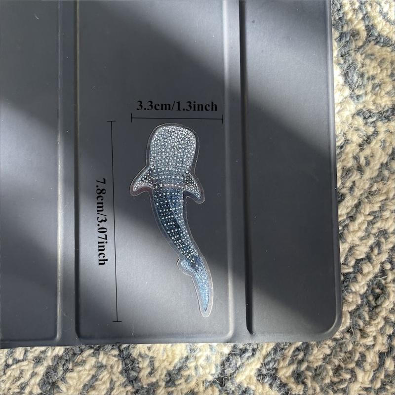 Наклейка «Китовая акула» — виниловая наклейка, наклейка на чехол для телефона, наклейка на бутылку с водой, наклейка без ПВХ, устойчивая к погодным условиям, водонепроницаемая