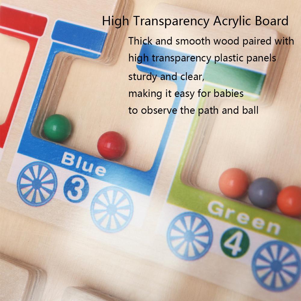 Set Montessori Toys Magnetic Maze Wooden Educational Toys For Kids Ages 3-7 Gift