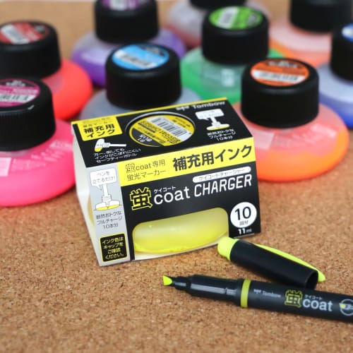 Tombow Pencil Highlighter Pen Refill Ink Fluorescent Coat Charger Orange 5 Pieces WA-RI93-5P