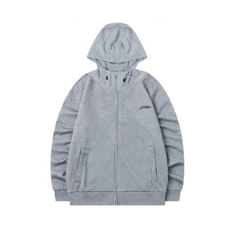 Li Ning Однотонный комплект спортивных штанов с капюшоном и худи Мужской AWDT611-2+AKLS473-3