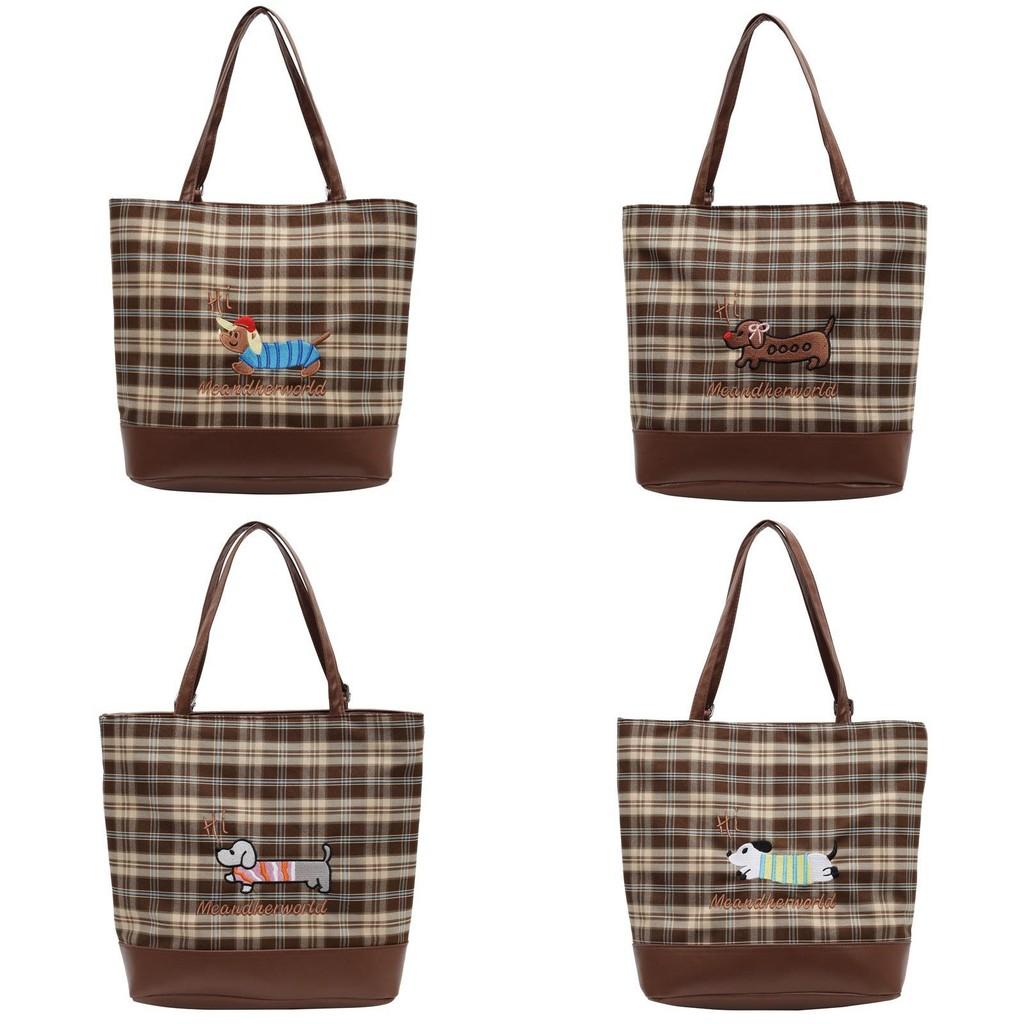 Модная клетчатая холщовая сумка под мышку для женщин, вместительная и шикарная для повседневных дел