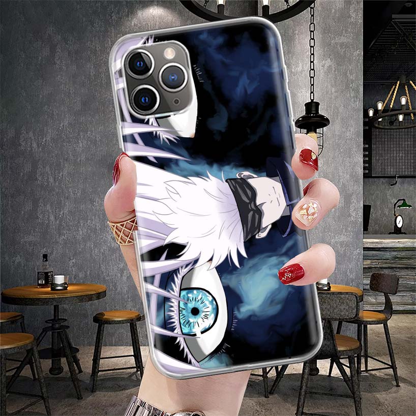 Япония Аниме JujuKaisen Мягкий Чехол Для Телефона Для IPhone 11 17 Air 16E 16 Pro Max 15 + 14 Plus 13 Mini 12 Apple 7 SE 8 Fundas Coque 11