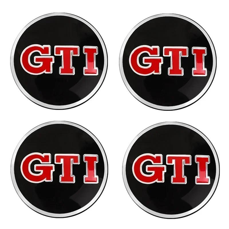 Car Wheel Center Hub Caps Sticker Metal Car Key Chain Ring For Volkswagen VW R GTI Golf 6 Amarok T5 Phaeton Teramont ID3 Tiguan ED1