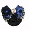 Bowknot Hotel Pearl Female Korean Bun Snood Hairgrips Cover Net Women Spring Clip Ponytail Clip