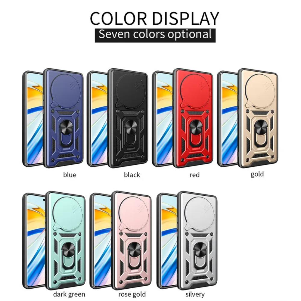 Чехол Armor Case для OnePlus 12 One Plus 12R 11 11R Cover Lens Protection с кольцом и магнитным держателем Business Full Protection Cover