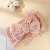 Breathable Mesh Fabric Headband Newborn Headwrap with Cute Bowknot Design Comfortable Baby Hair Accessories