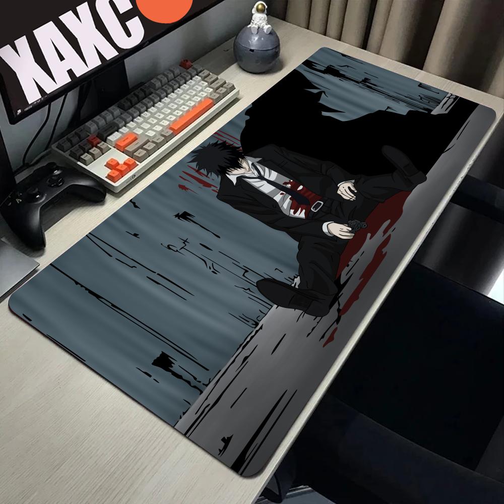 Anime Psycho Pass Floor Mat xcm XL Lockedge Office Computer Desk Mat Table Keyboard Big Mouse Pad Laptop Cushion Nonslip