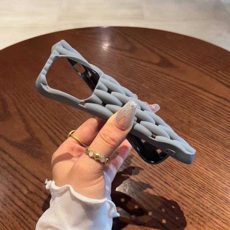 Мягкий силиконовый чехол для телефона с теплоотводом для iPhone 11 12 13 14 15 16 Pro Max X Xs Max XR Plus Hollow Bumper Cases Cover