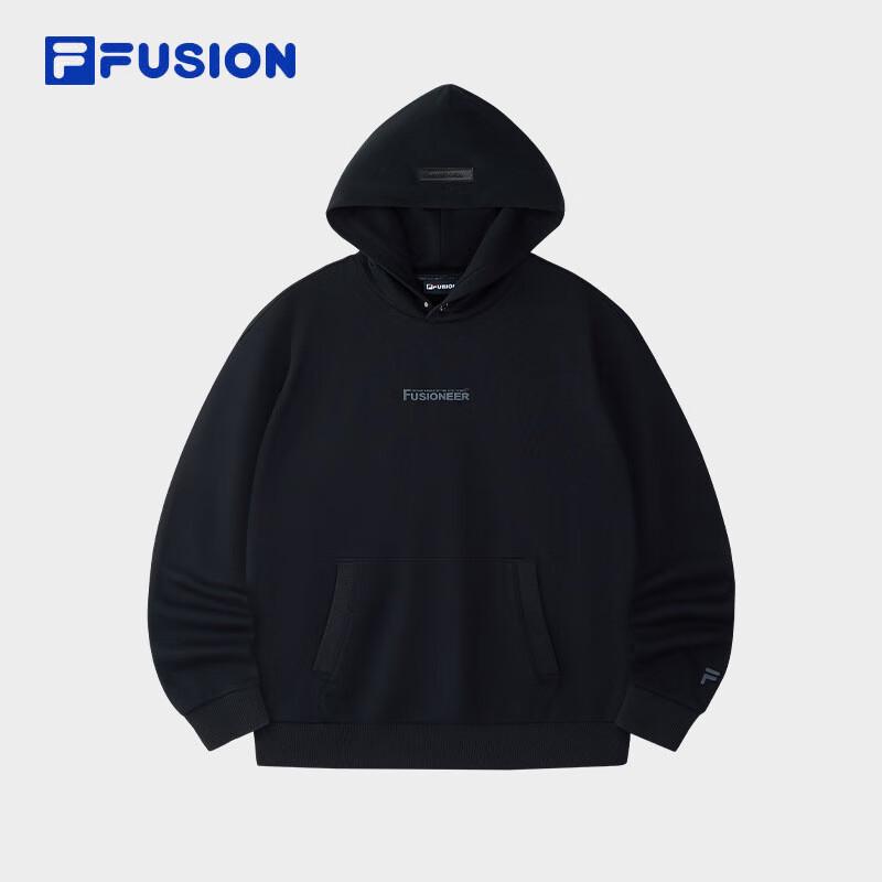 FILA FUSION 2025 Spring Pure Cotton Hooded Sweatshirt