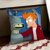 Anime FFuturama Cushion Cover Reversible Soft Durable Pillow Cover Home  Car MultiScene Use for Daily Comfort