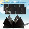 Portable Brooch Storage Book Pin Dust-proof Display Book Tray Metal Badge Collection Medal Organize Booklet
