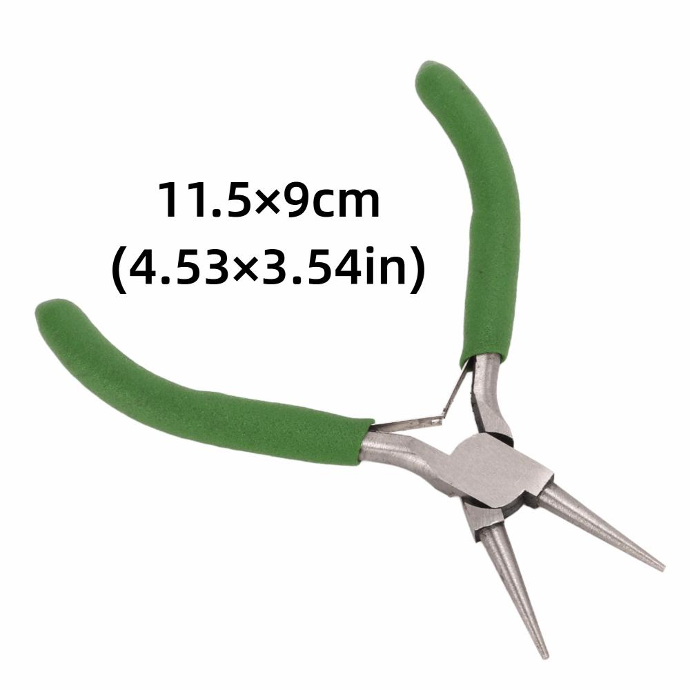 Carbon Steel Round Nose Pliers Nonslip Handle Wire Looping Pliers  Precise Wire Looping