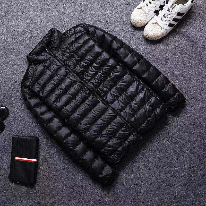 Autumn and Winter Cotton-padded Clothes Men's Light and Fashionable Cotton-padded Clothes Hooded Short Youth Stand-up Collar Cotton-padded Jacket