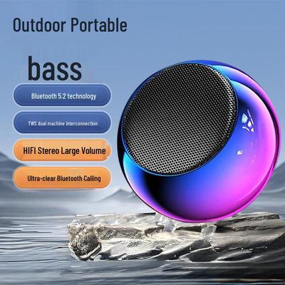 Портативная Bluetooth-колонка - Высококачественный стереозвук HIFI, Мини, Беспроводная, Любимица Интернета, Идеально для студентов (Модель XCM4)