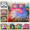 Color Tie-Dye E E-Commerce Home Textile Thickened Quilt Cover Digital Three-Piece Set