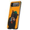 Cute Cartoon Lucky Cats Cover Phone Case For Samsung Galaxy Z Flip 7 6 5 4 3 5G Flip7 Flip6 Flip5 Flip4 Flip3 Black Fundas Shell