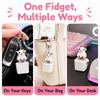 Clicky Button Keyboard Fidget Keychain Sheep Design Fidget Clicker Keychain  Pass Time