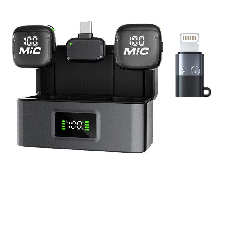 M3 Mini Магнитный Беспроводной Петличный Микрофон с ИИ-подавлением Шума