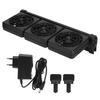 Mini Triple Head Adjustable Fish Tank Aquarium Cooling Fan Hang On Chiller