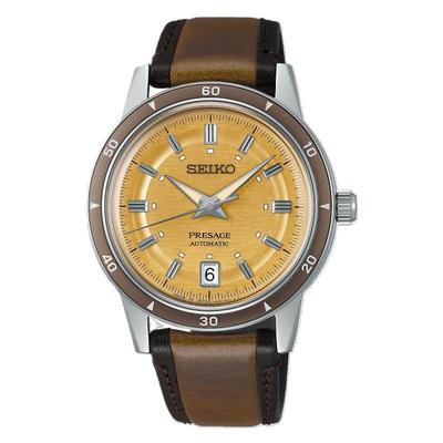 Presage Style 60-х годов золотисто-желтый циферблат автоматические мужские часы SARY269 SRPL75J1