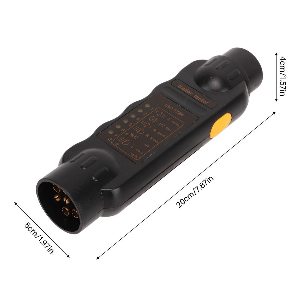 Black Label Tow Bar Wiring Tester 7 Pin Tester Circuit Light Test Tool Light Testing