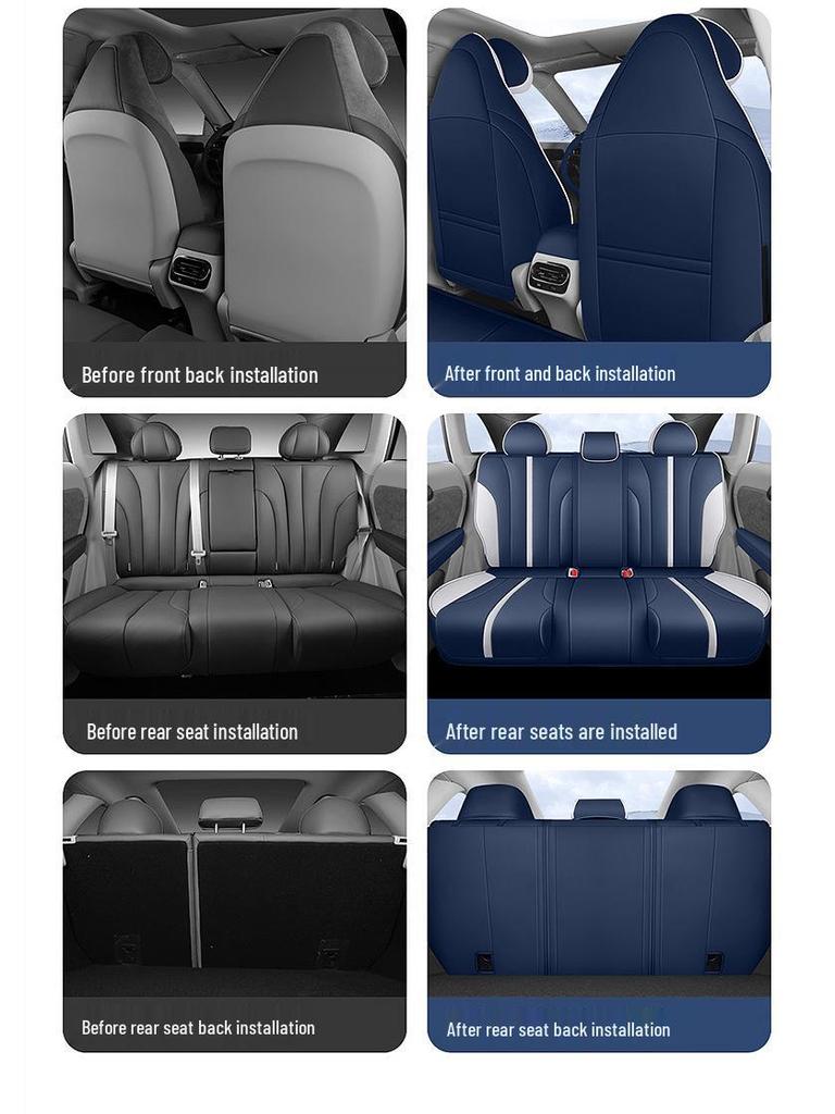 Leapmotor C11 All-Season Leather Car Seat Cover - Universal Full Coverage Cushion.