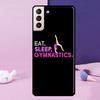 Чехол "Люблю гимнастику" для Samsung Galaxy S23 S22 Ultra S21 S20 FE Note 10 20 Ultra S8 S9 S10 Plus