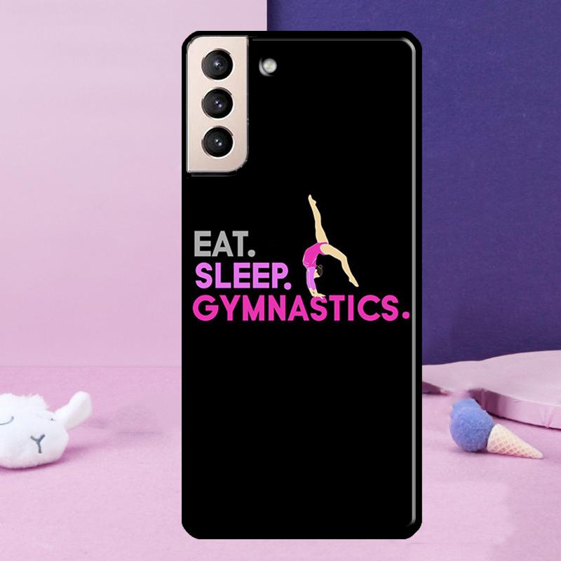 Чехол "Люблю гимнастику" для Samsung Galaxy S23 S22 Ultra S21 S20 FE Note 10 20 Ultra S8 S9 S10 Plus