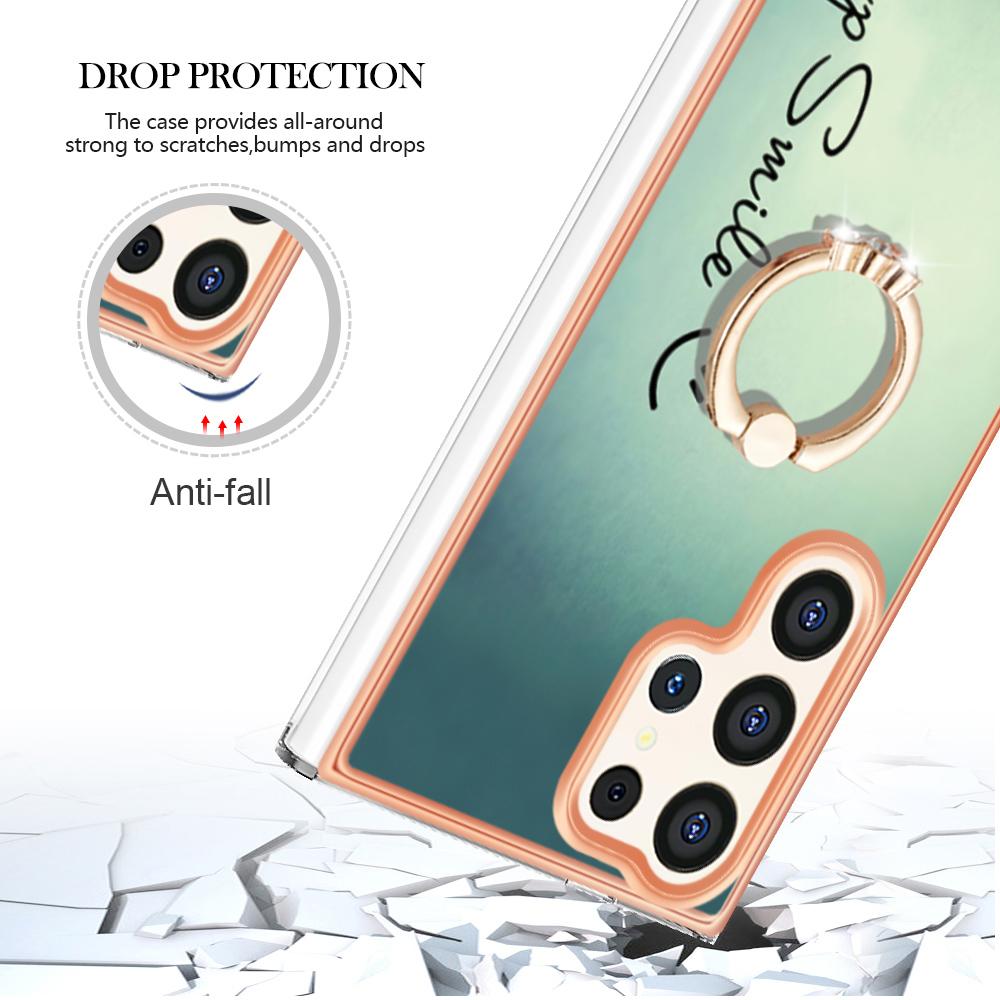 Keep Smile"Pattern Detachable Buckle Lanyard or Anti Fall Ring or Smooth Design Soft Mobile Phone Case for Samsung iPhone Redmi Oppo Moto Honor...