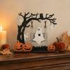 Holiday Party Table Centerpieces Funny Halloween Desktop Swing Decor, Spooky Home Decor for Living Room Decorations Tabletop, Gothic Fall Themed