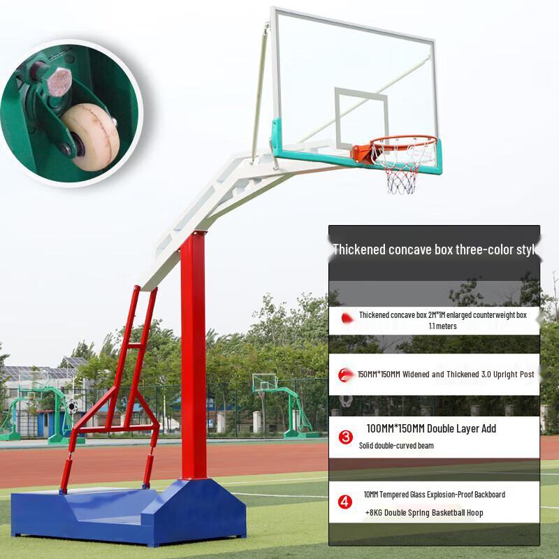 Yongdai Adult Outdoor Mobile Basketball Hoop