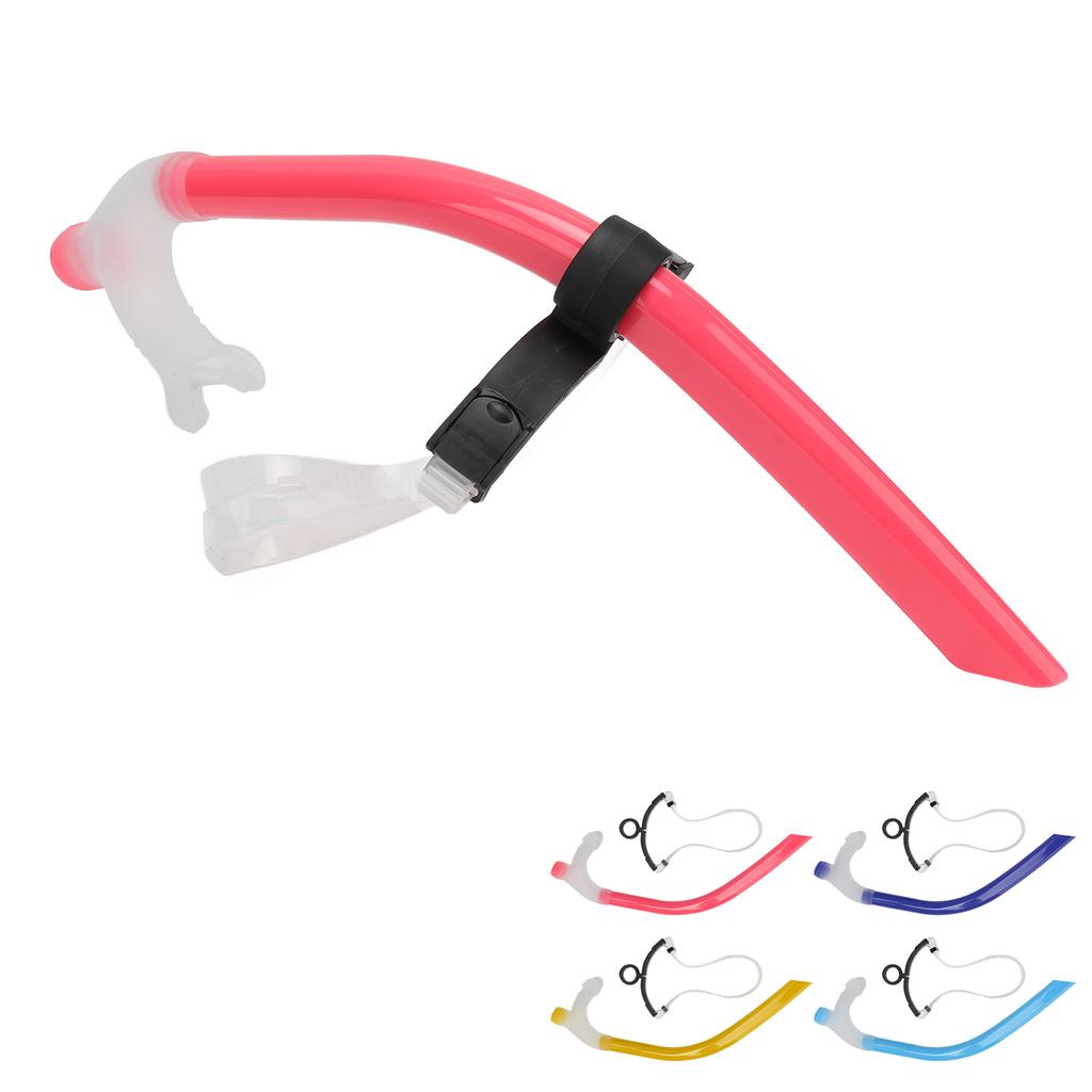 Дыхательная трубка для плавания с трубкой и трубкой, уменьшенное сопротивление, силикон, регулируемая скоба для плавания