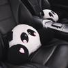 Plush Panda Auto Waist Support Cushion Heart Panda Car Headrest Cute   Car Accessories