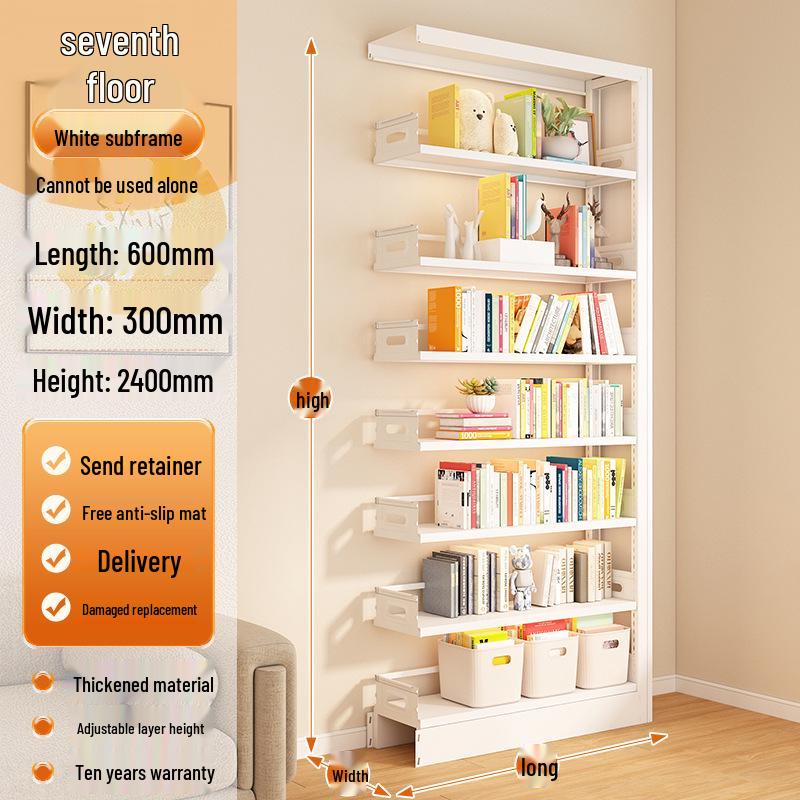 Стальной книжный шкаф с дверцами-маркерами, многоярусный библиотечный книжный шкаф, стойка для детских иллюстрированных книг