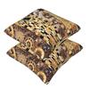 Gustav Klimt The Kiss Abstract Freyas Art 2 Pcs Square Pillowcase Pillow Cover Cushion Throw Pillow For Home Living Room