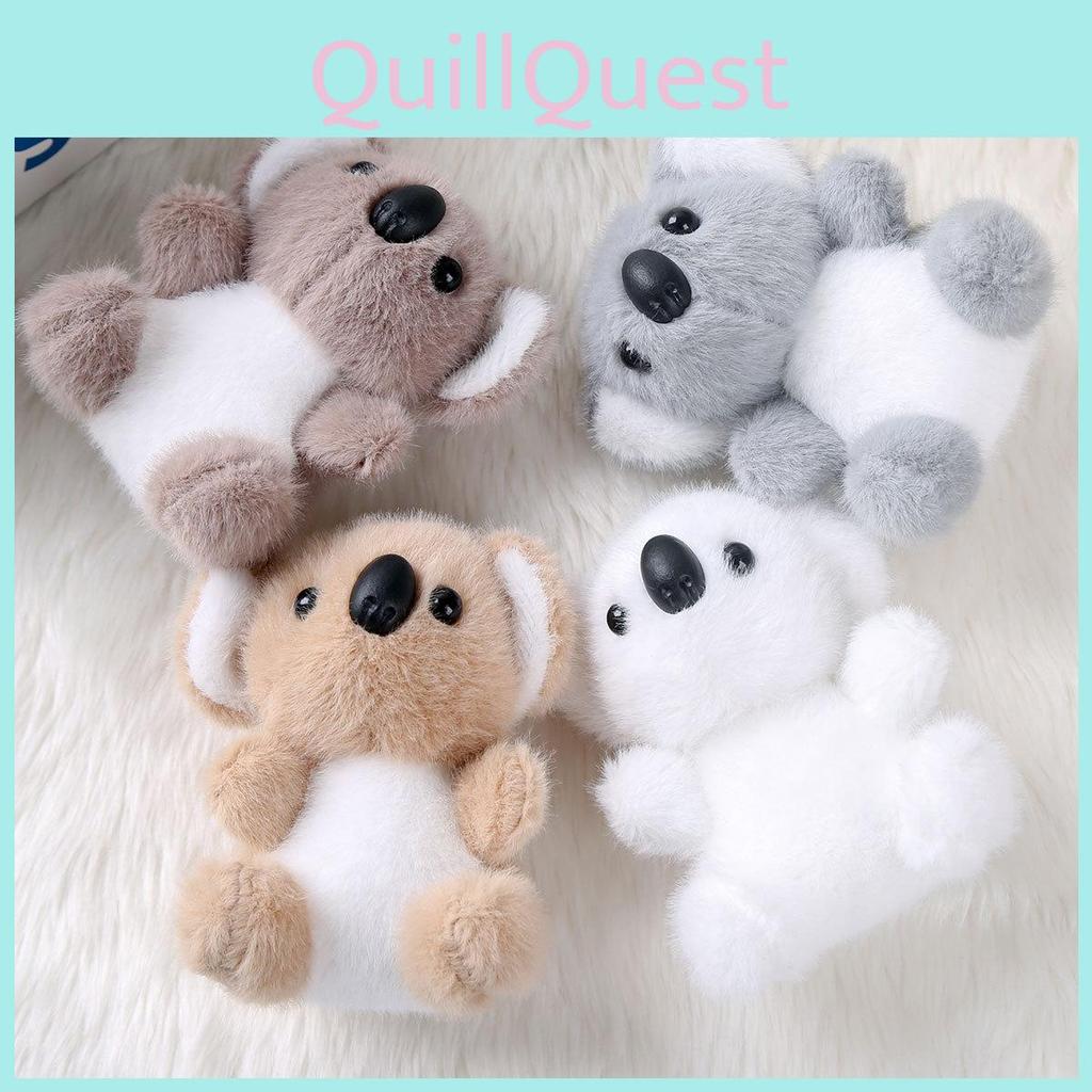 Koala Doll Pendant Soft Plush Keyring For Backpack Decor And Gifts