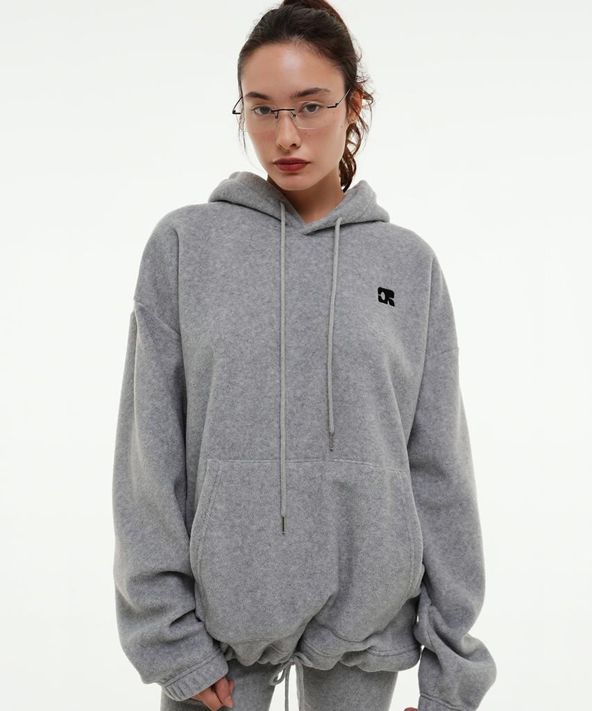 Худи с капюшоном и шнурком Centaur Fleece_Темно-серый