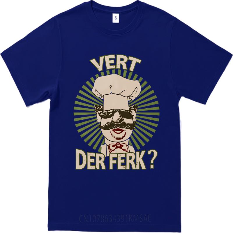 Anime ONeck Unisex Tshirt Oversized Summer Man tshirt Chef With Mustache And Sunglasses Short Sleeve Rock Round Neck Tops