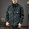 American High Street Retro Jacquard Tooling Jacket Мужская свободная модная брендовая повседневная куртка с лацканами