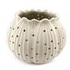 [J0537] - Beige 'Leaf' Candle Holder