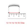 18 20 22mm Replaceable Solid Watch Accessories Stainless Steel Watchband Buckle Watch Strap Clasp